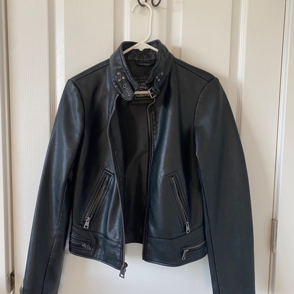 Levi's Women's Faux Leather Racer Jacket - Picture 2 of 3